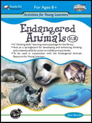 cover image of Endangered Animals Activity Book